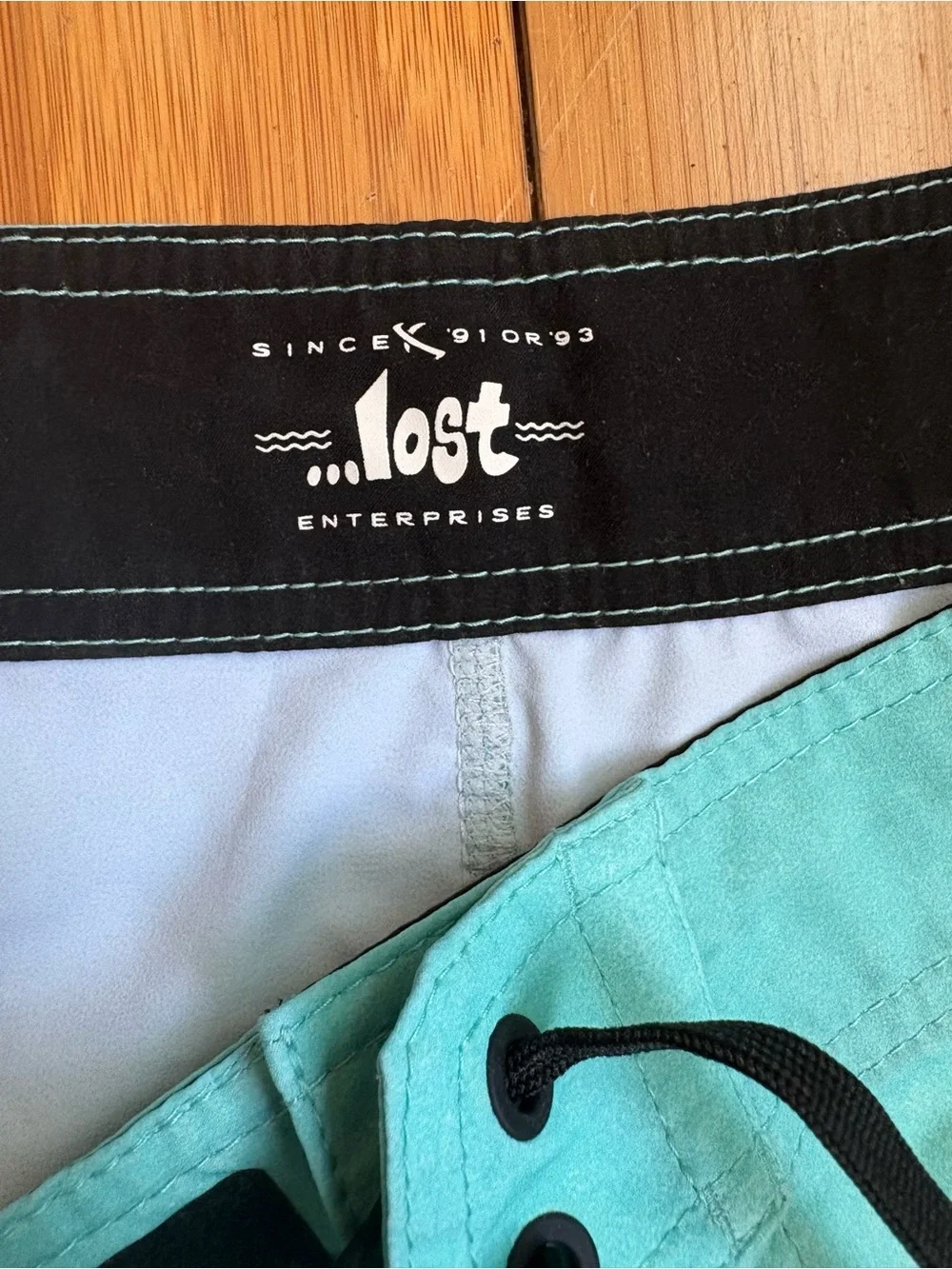 Blue / Aqua Men’s Board Shorts - Lost 33